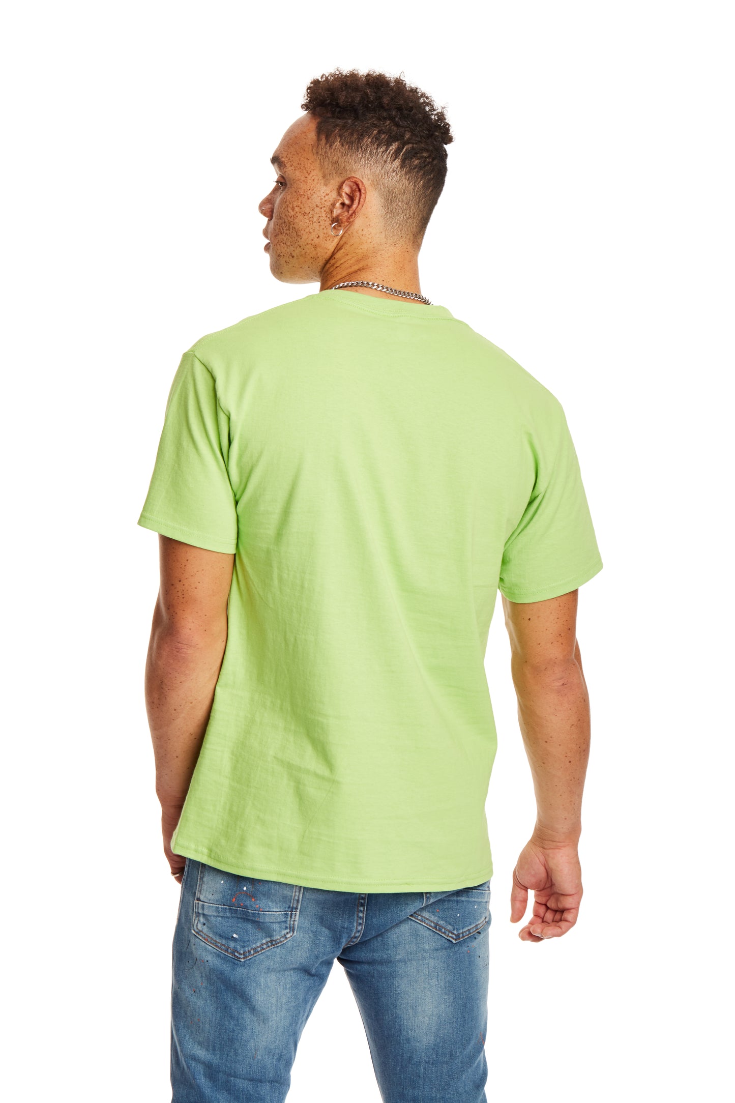 Authentic Short Sleeve Pocket Tee - Lime