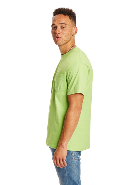 Authentic Short Sleeve Pocket Tee - Lime