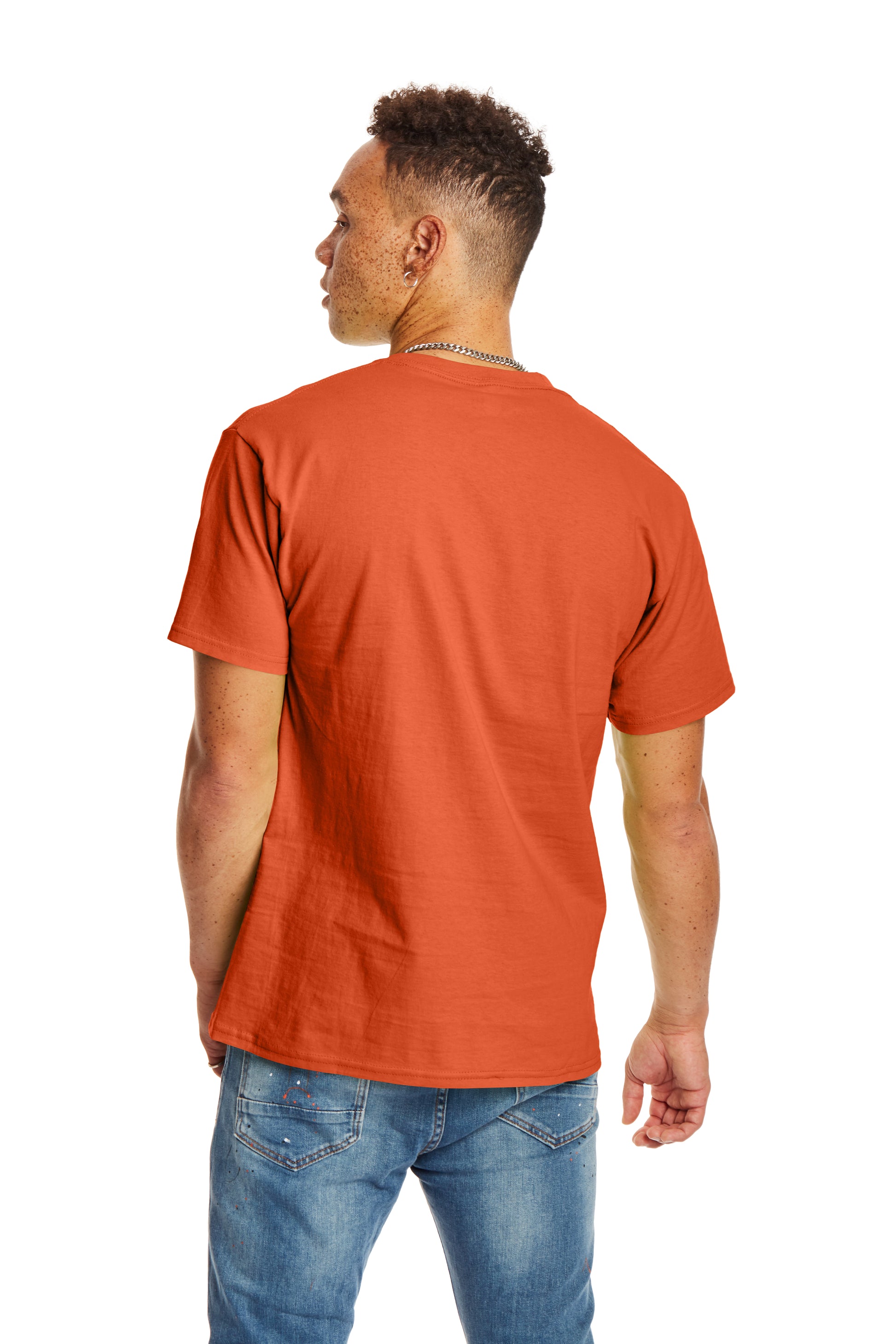 Authentic Short Sleeve Pocket Tee - Orange