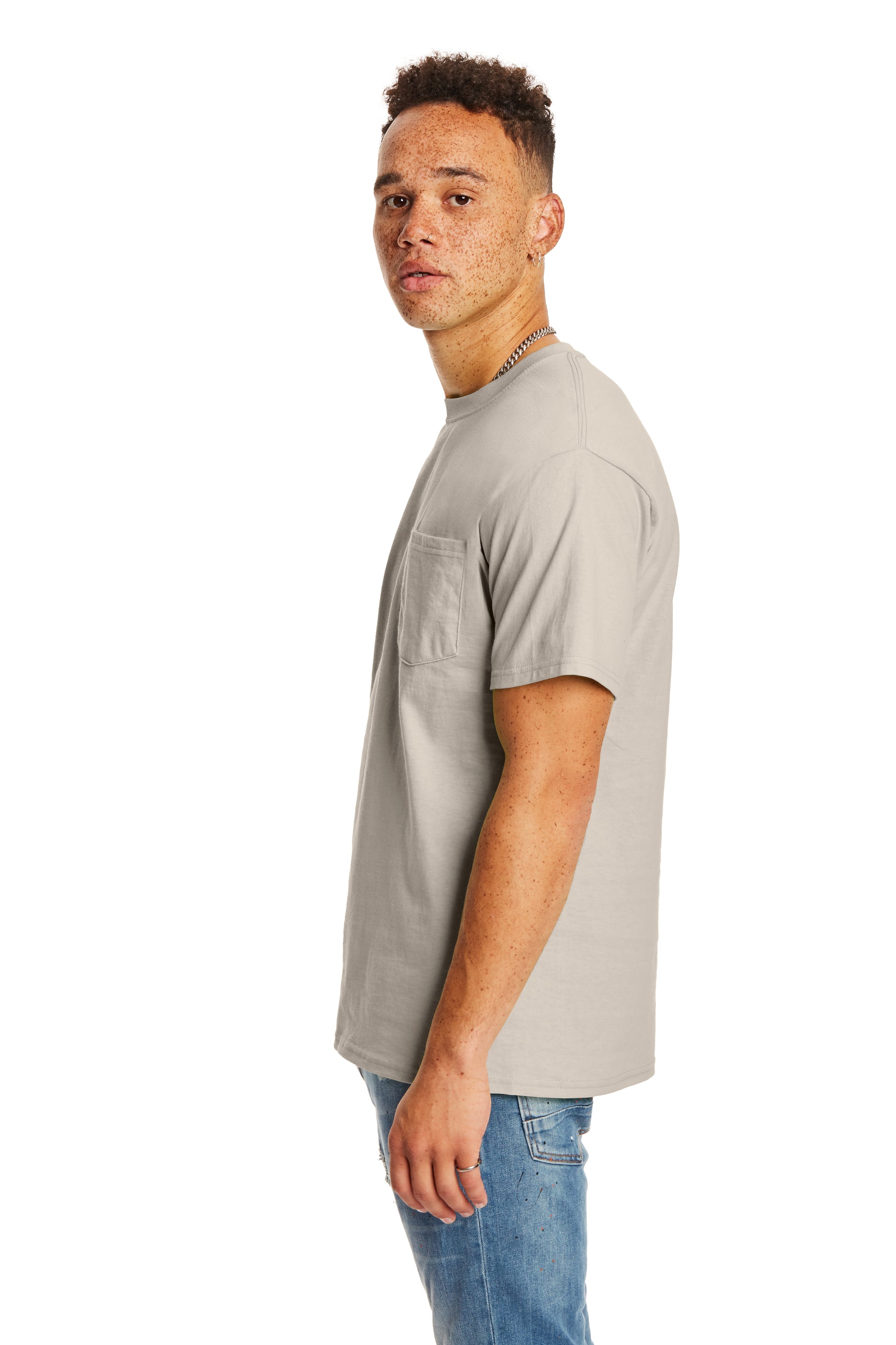 Authentic Short Sleeve Pocket Tee - Sand