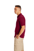 50/50 EcoSmart® Jersey Knit Polo - Cardinal