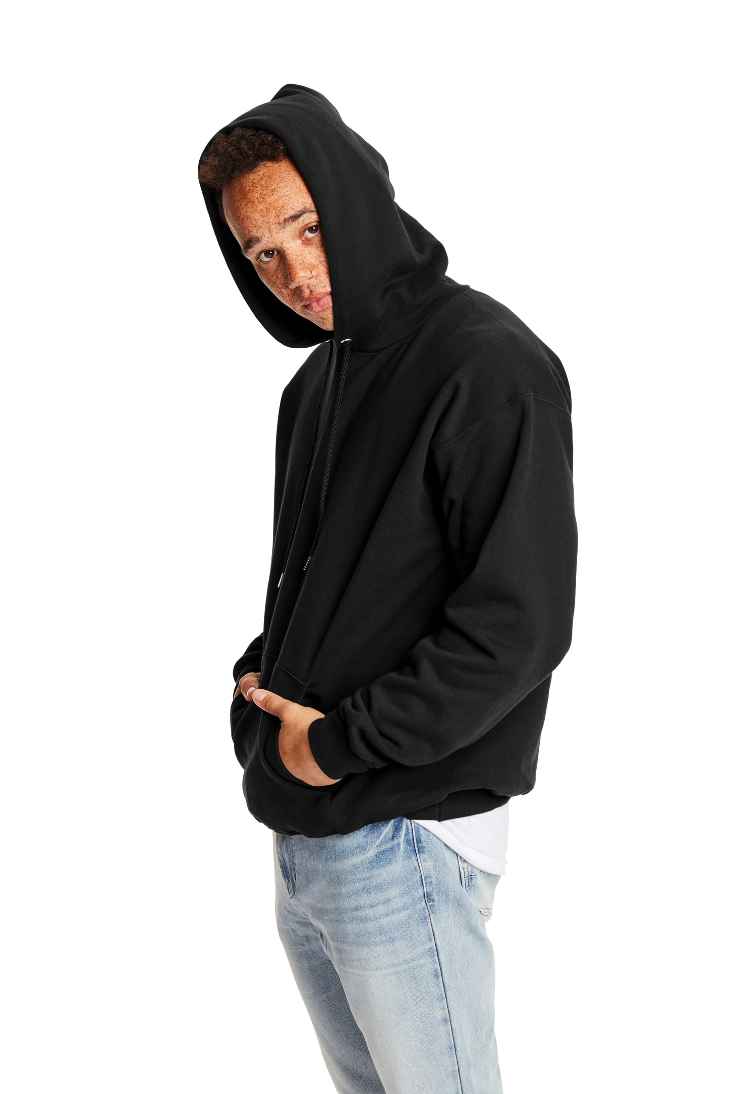 Ultimate Cotton® 90/10 Pullover Hoodie - Black