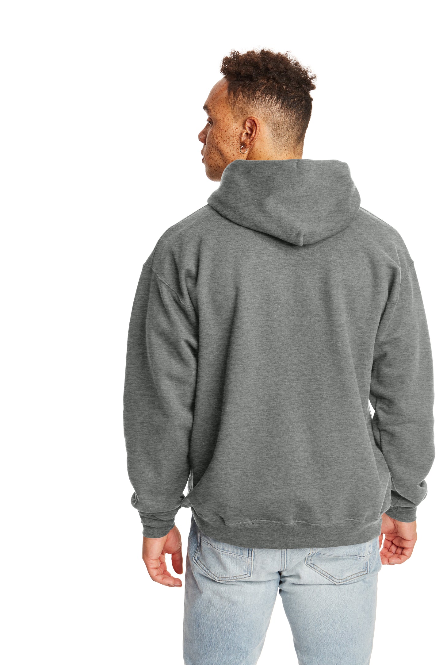 Ultimate Cotton® 90/10 Pullover Hoodie - Charcoal Heather
