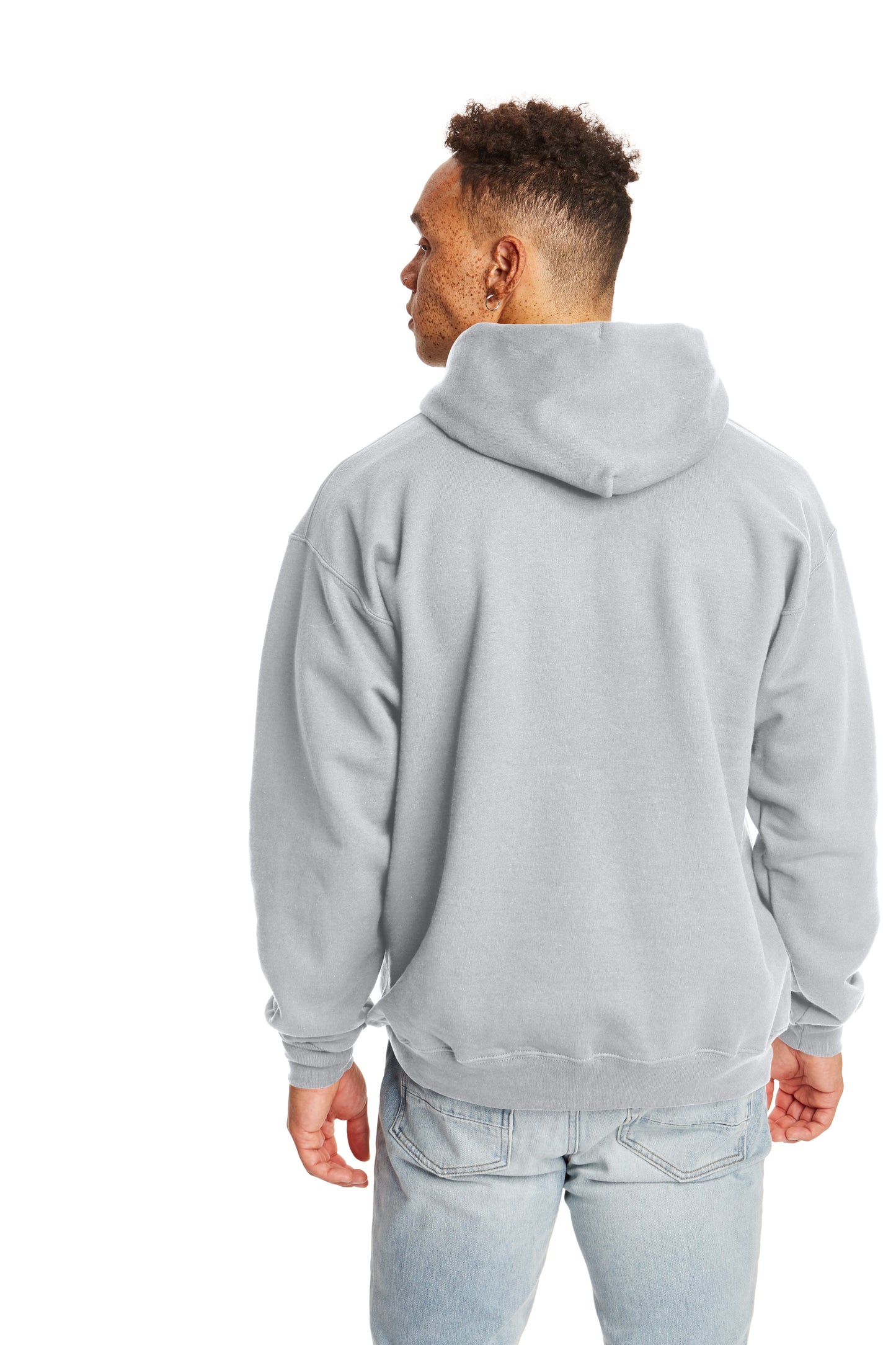 Ultimate Cotton® 90/10 Pullover Hoodie - Light Steel