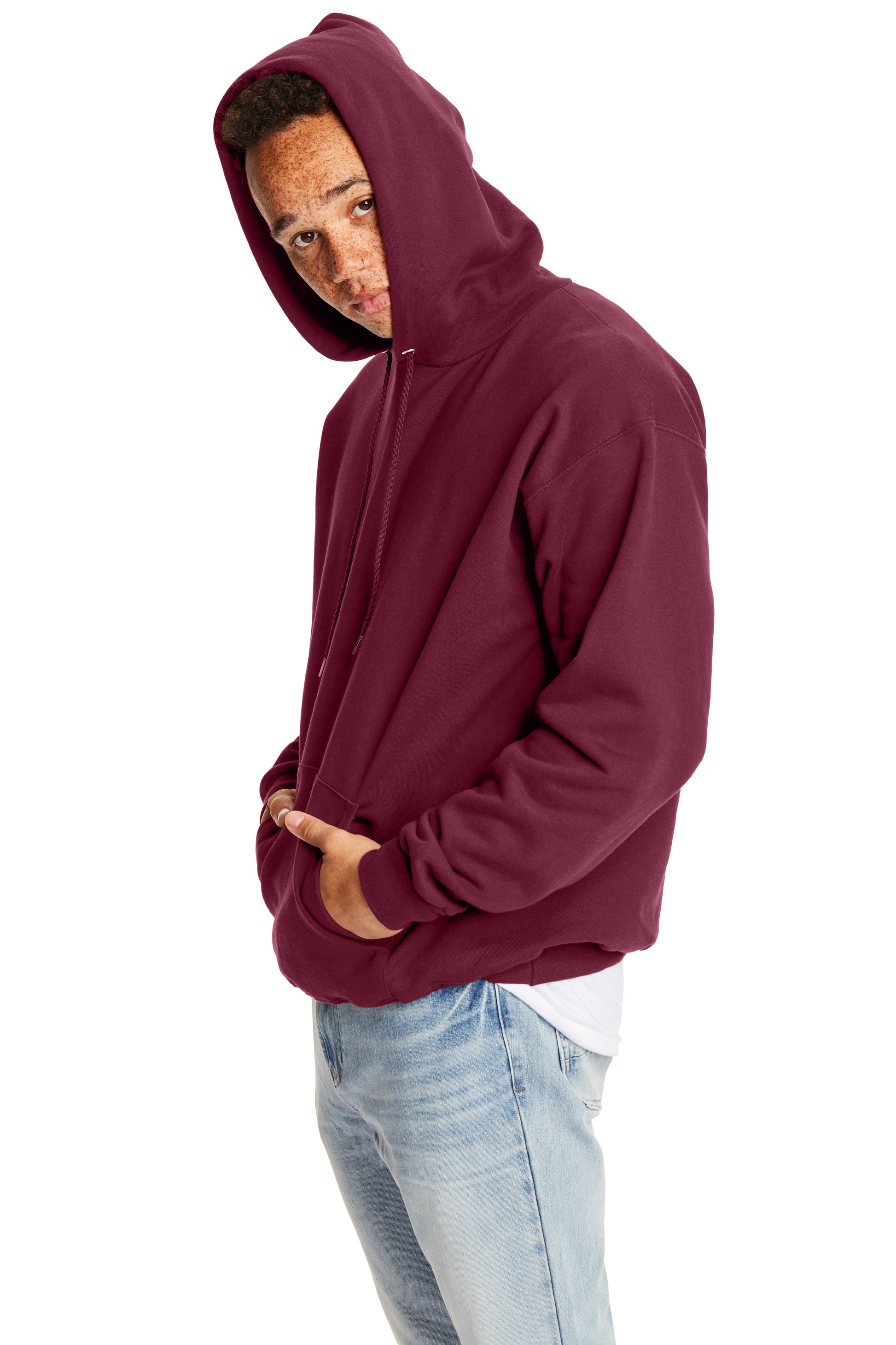Ultimate Cotton® 90/10 Pullover Hoodie - Maroon
