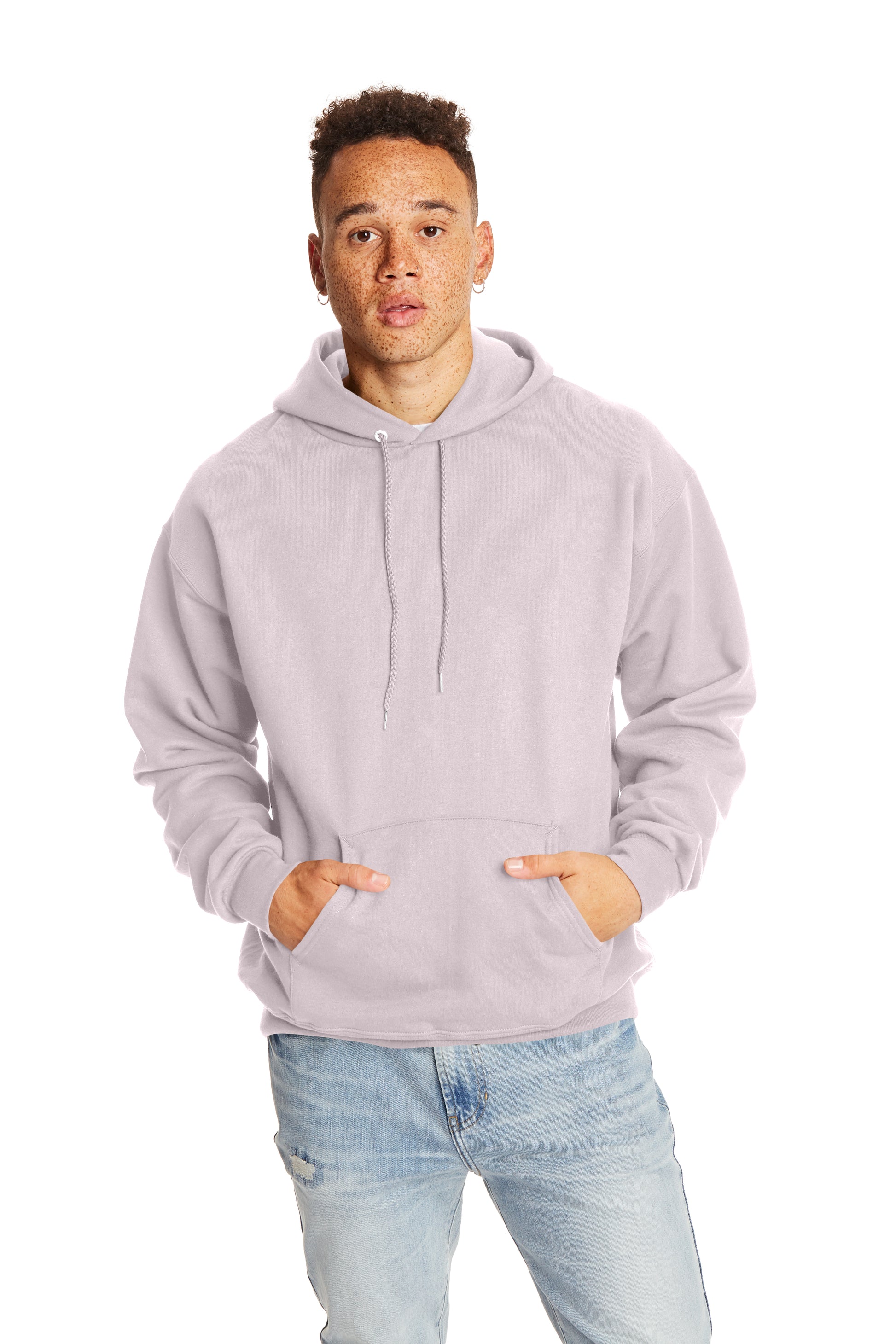 Ultimate Cotton® 90/10 Pullover Hoodie - Pale Pink