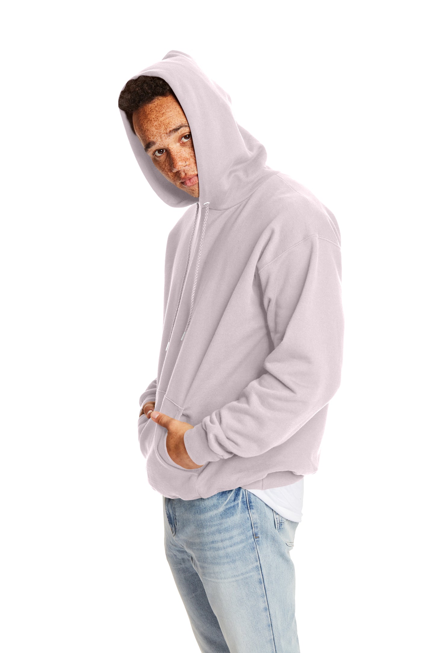 Ultimate Cotton® 90/10 Pullover Hoodie - Pale Pink