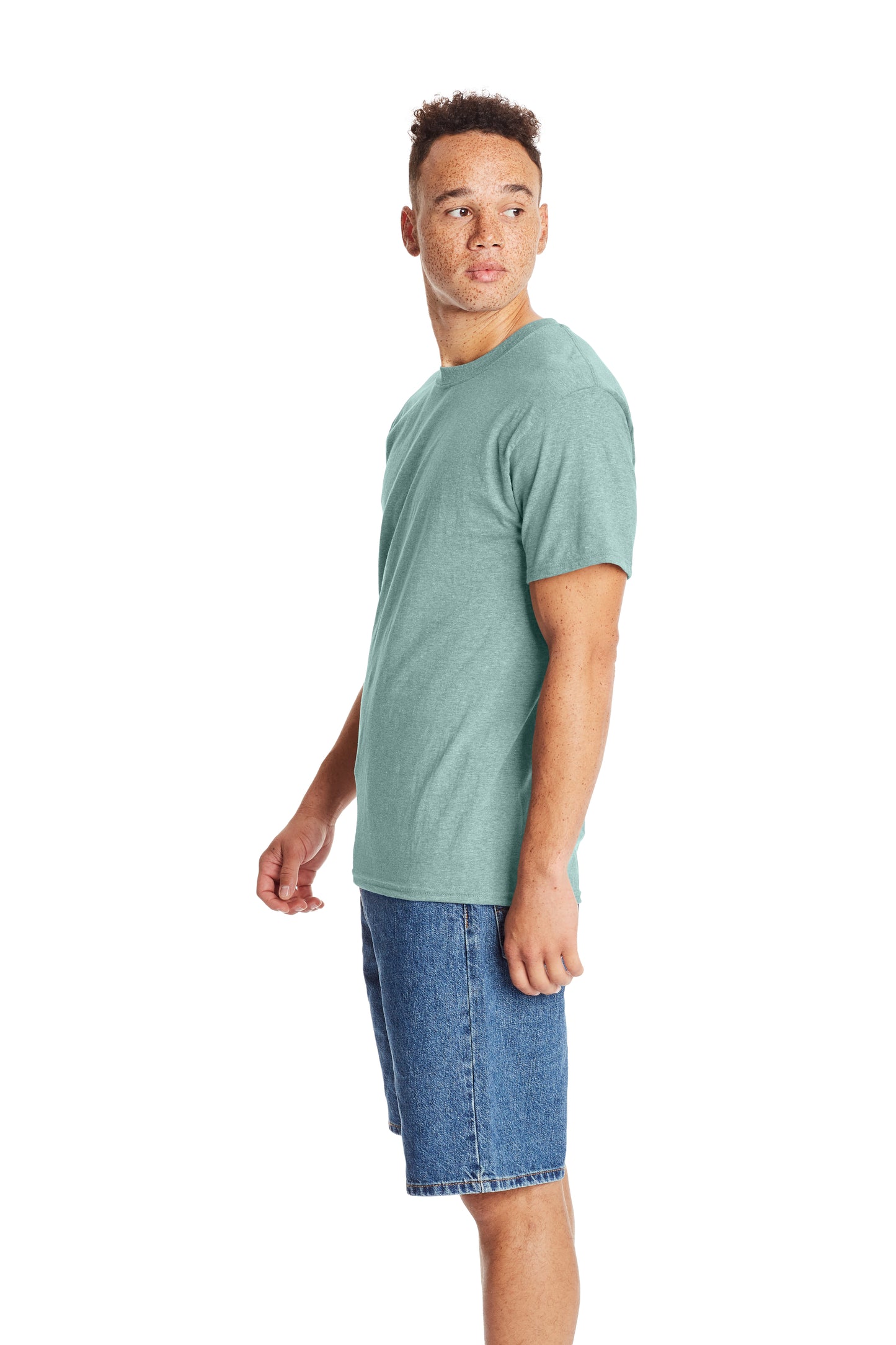 Beefy-T® Short Sleeve Tee - Cln Mint Ppr Heather