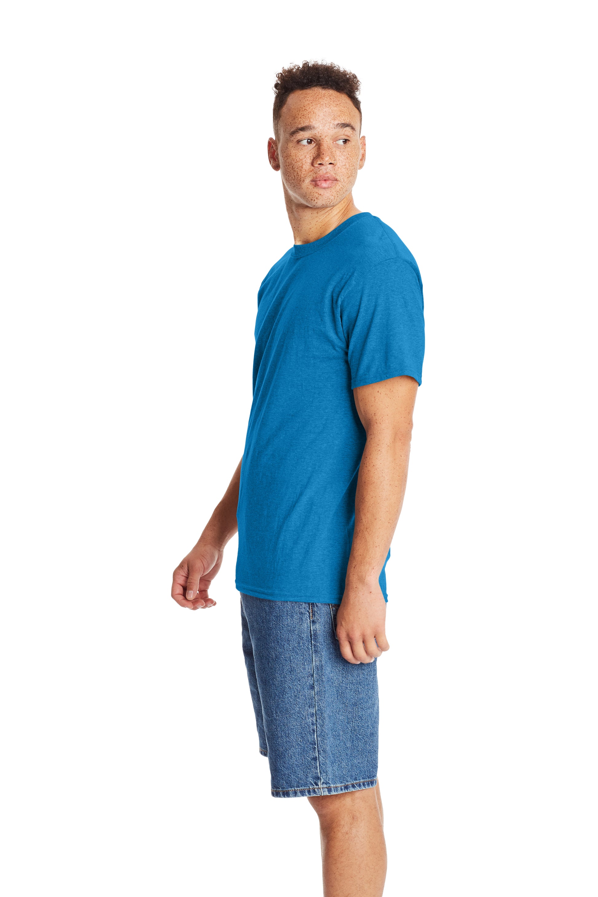 Beefy-T® Short Sleeve Tee - Sapphire Ppr Heather