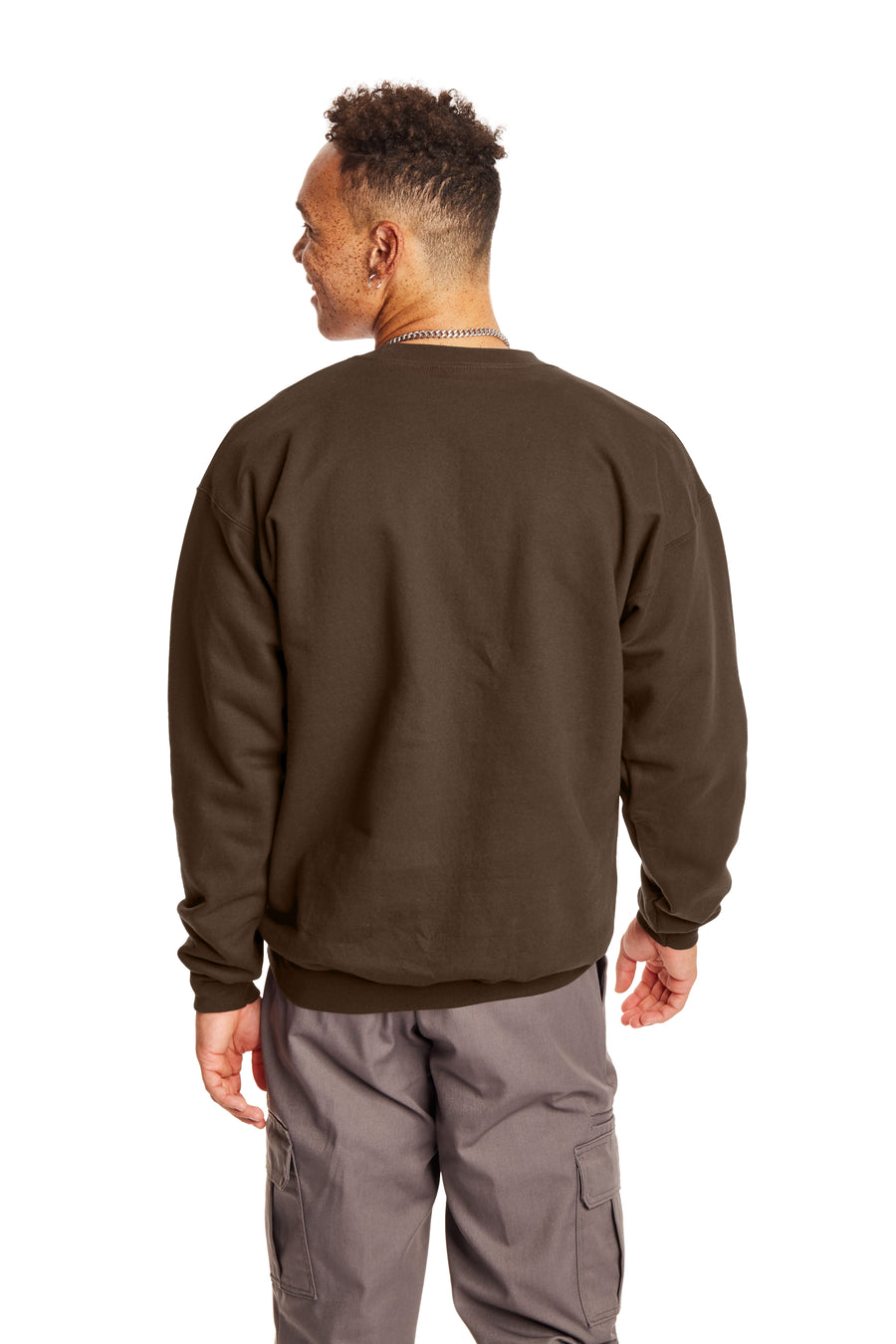 Ultimate Cotton® 90/10 Sweatshirt - Dark Chocolate