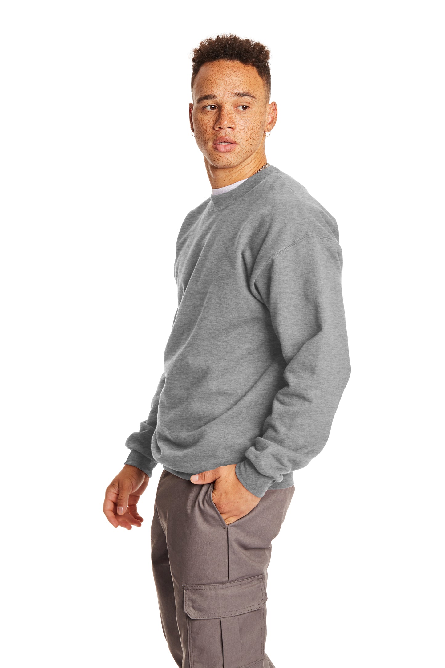 Ultimate Cotton® 90/10 Sweatshirt - Oxford Gray