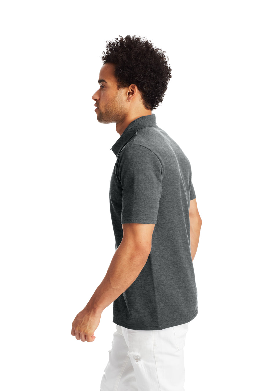 Men's X-Temp® Pique Polo Shirt - Charcoal Heather