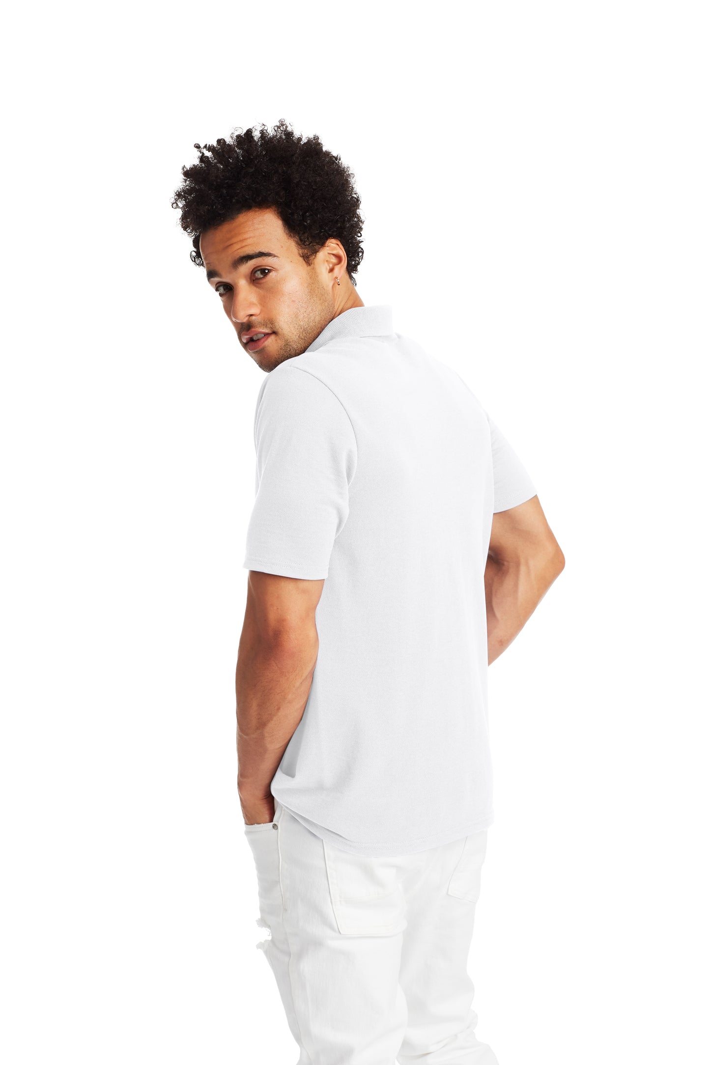 Men's X-Temp® Pique Polo Shirt - White