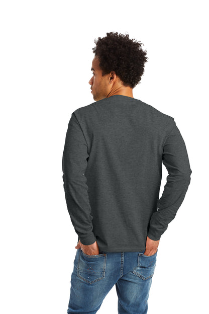 Authentic Long Sleeve Tee - Charcoal Heather