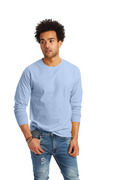 Authentic Long Sleeve Tee - Light Blue
