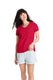 Hanes 5780 - Women's Essential-T Short Sleeve V-neck - Deep Red