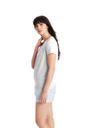 Women's Essential-T Short Sleeve V-neck - White