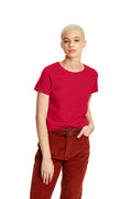 Women's  Short Sleeve Essential-T - Deep Red