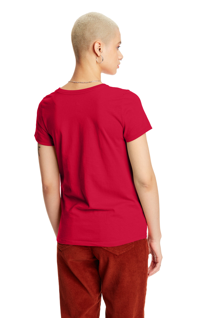 Women's  Short Sleeve Essential-T - Deep Red