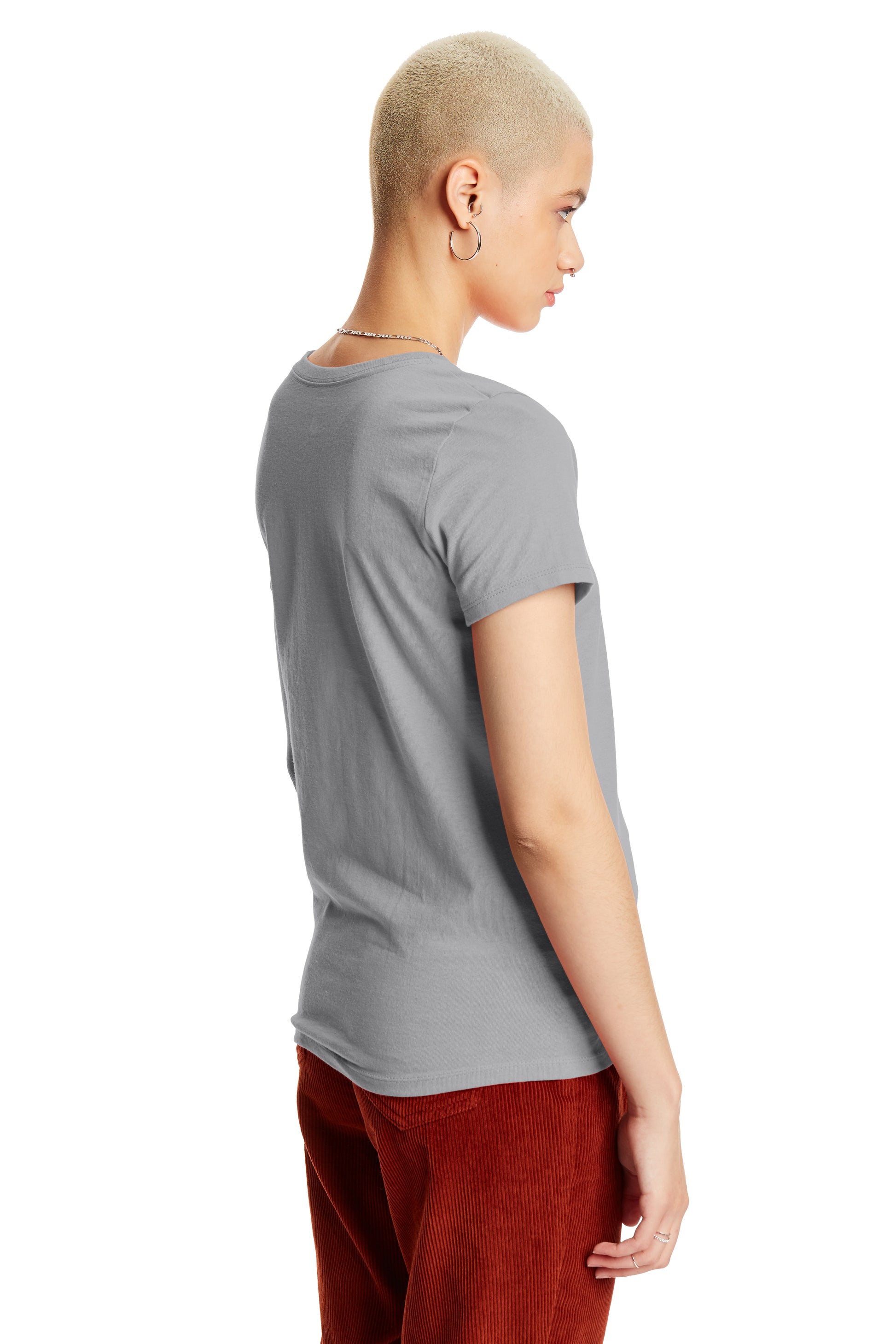 Women's  Short Sleeve Essential-T - Light Steel