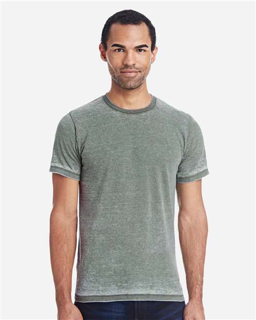 Colortone 1350 Olive — on model front