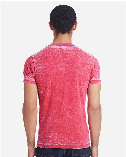 Colortone 1350 Ruby — on model back