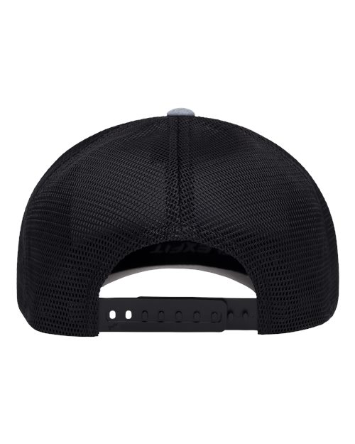 Flexfit 110M Heather Grey/ Black — back