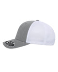 Flexfit 110M Heather Grey/ White — direct side