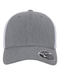 Flexfit 110M Heather Grey/ White — front