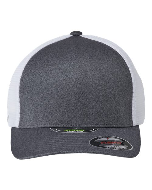 Flexfit 5511UP Melange Dark Grey/ White — front