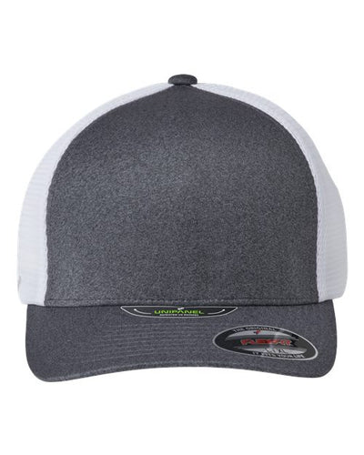 Flexfit 5511UP Melange Dark Grey/ White — front