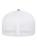 Flexfit 5511UP Melange Heather/ White — back