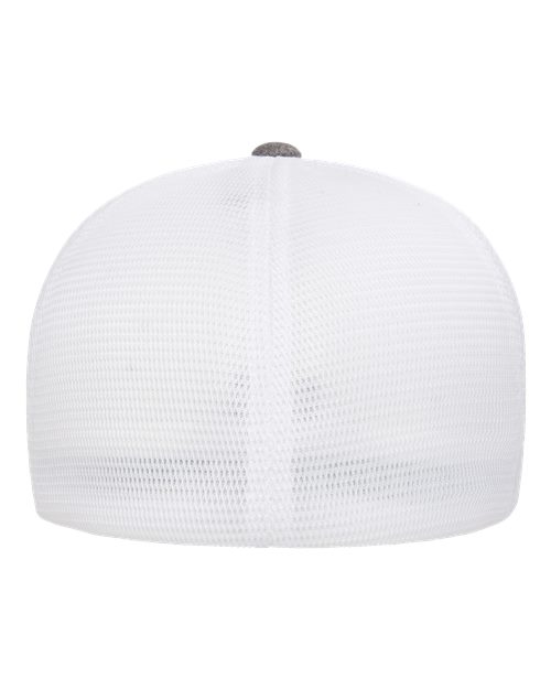 Flexfit 5511UP Melange Heather/ White — back