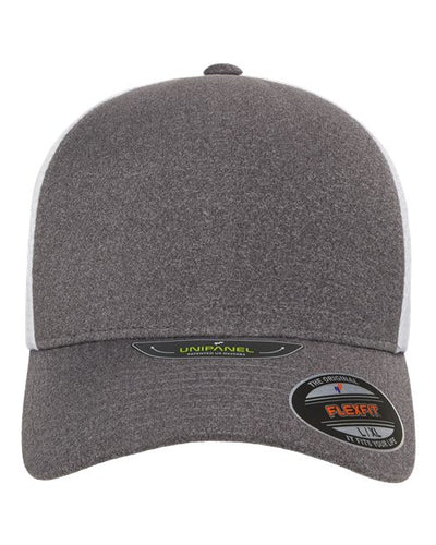 Flexfit 5511UP Melange Heather/ White — front