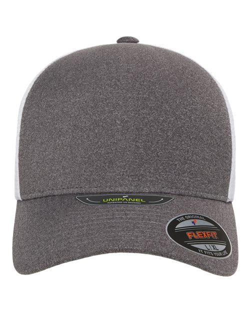 Flexfit 5511UP Melange Heather/ White — front