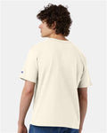 Champion T105 Natural — on model back
