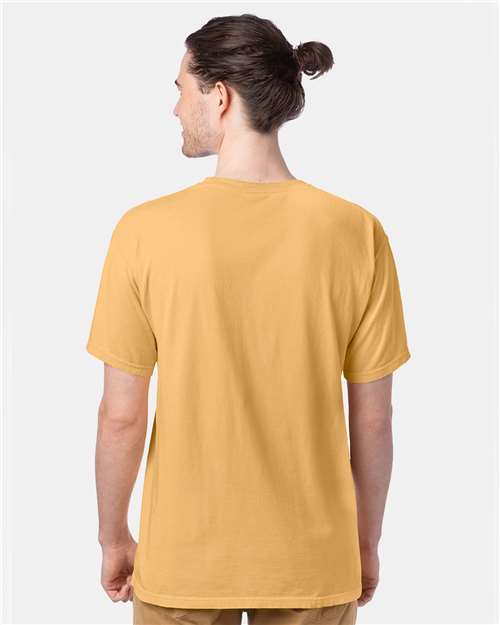 ComfortWash by Hanes GDH100 Artisan Gold — on model back
