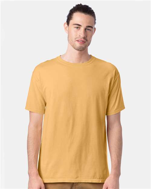 ComfortWash by Hanes GDH100 Artisan Gold — on model front
