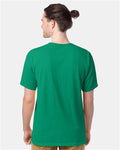 ComfortWash by Hanes GDH100 Rich Green Grass — on model back