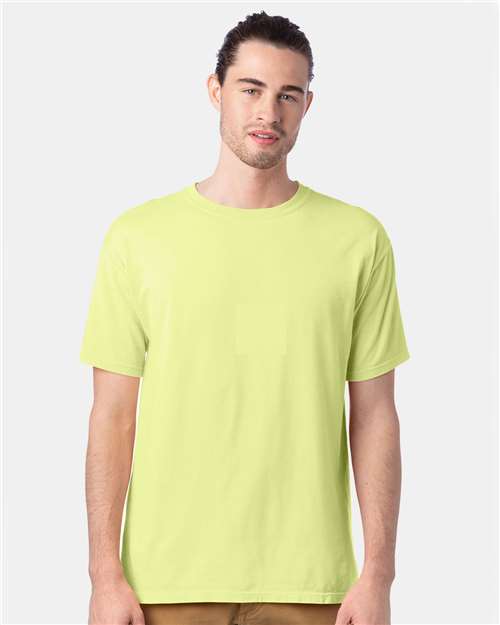 ComfortWash by Hanes GDH100 Chic Lime — on model front