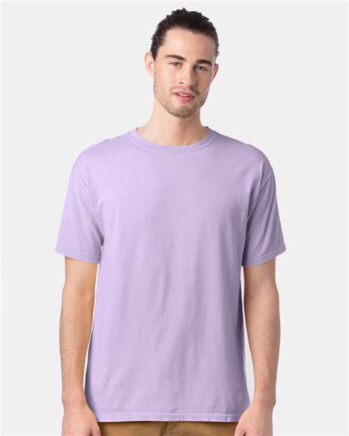 ComfortWash by Hanes GDH100 Future Lavender — on model front