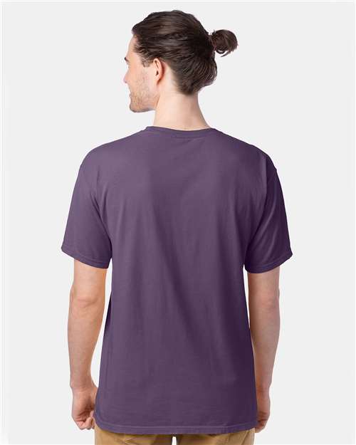 ComfortWash by Hanes GDH100 Grape Soda — on model back