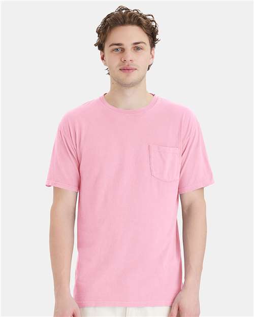 ComfortWash by Hanes GDH150 Cotton Candy — on model front