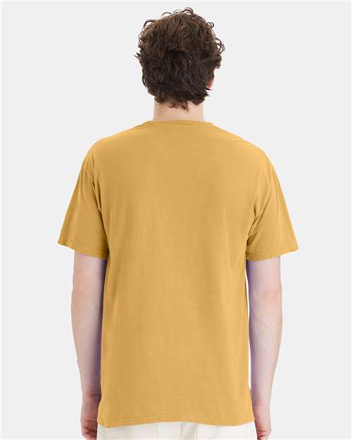 ComfortWash by Hanes GDH150 Artisan Gold — on model back