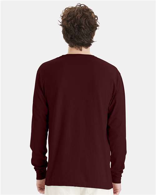 ComfortWash by Hanes GDH200 Maroon — on model back