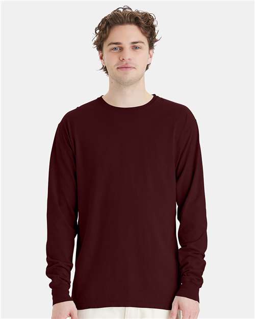 ComfortWash by Hanes GDH200 Maroon — on model front