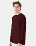 ComfortWash by Hanes GDH200 Maroon — on model side
