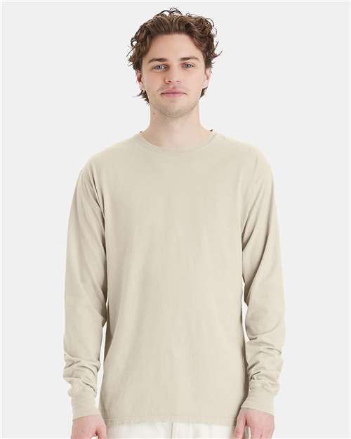 ComfortWash by Hanes GDH200 Parchment — on model front