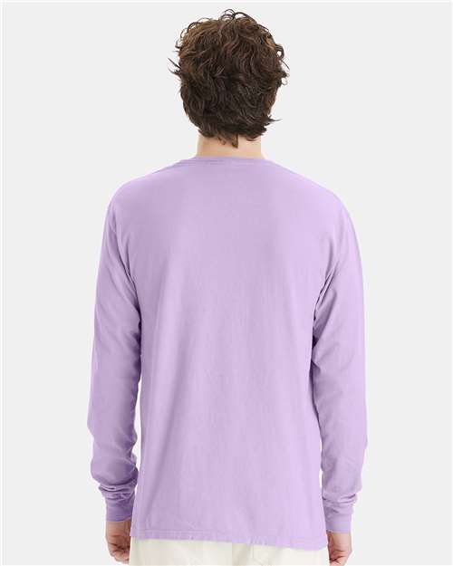 ComfortWash by Hanes GDH200 Future Lavender — on model back