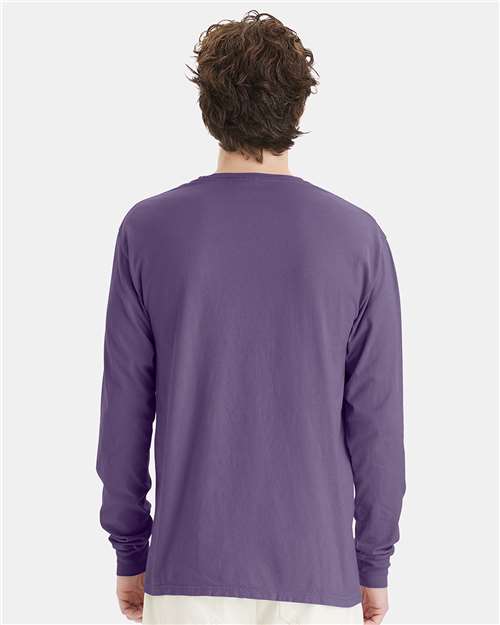 ComfortWash by Hanes GDH200 Grape Soda — on model back